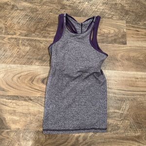 Athleta purple yoga top
